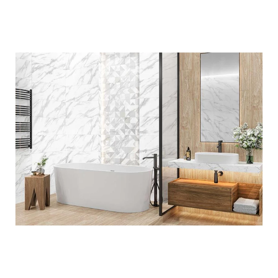 Плитка облицовочная ALMA Ceramica Iceberg 5 шт в уп 48,6 м в пал TWU93IBR17R 90х30х1,05 см