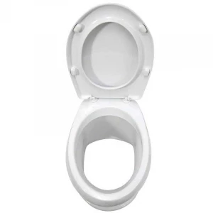 Унитаз приставной Оскольская керамика Дачный с сиденьем 46901100002