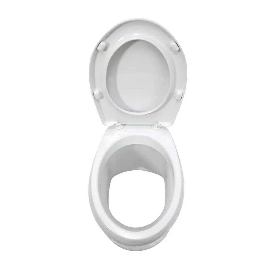 Унитаз приставной Оскольская керамика Дачный с сиденьем 46901100002