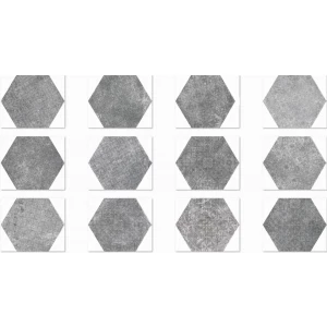 Керамогранит Monopole Pompeia Decor Gris MNP000008, 0.92 м2, 24х20 см