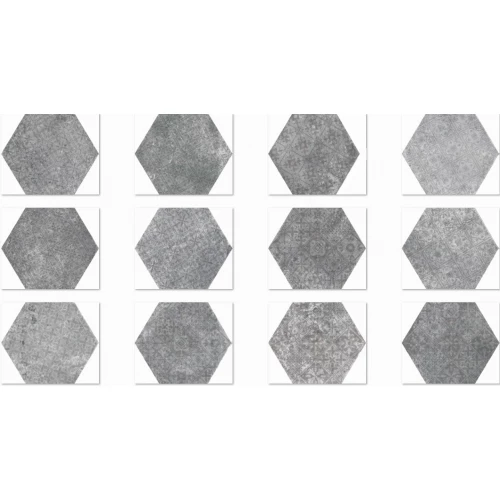 Керамогранит Monopole Pompeia Decor Gris MNP000008, 0.92 м2, 24х20 см