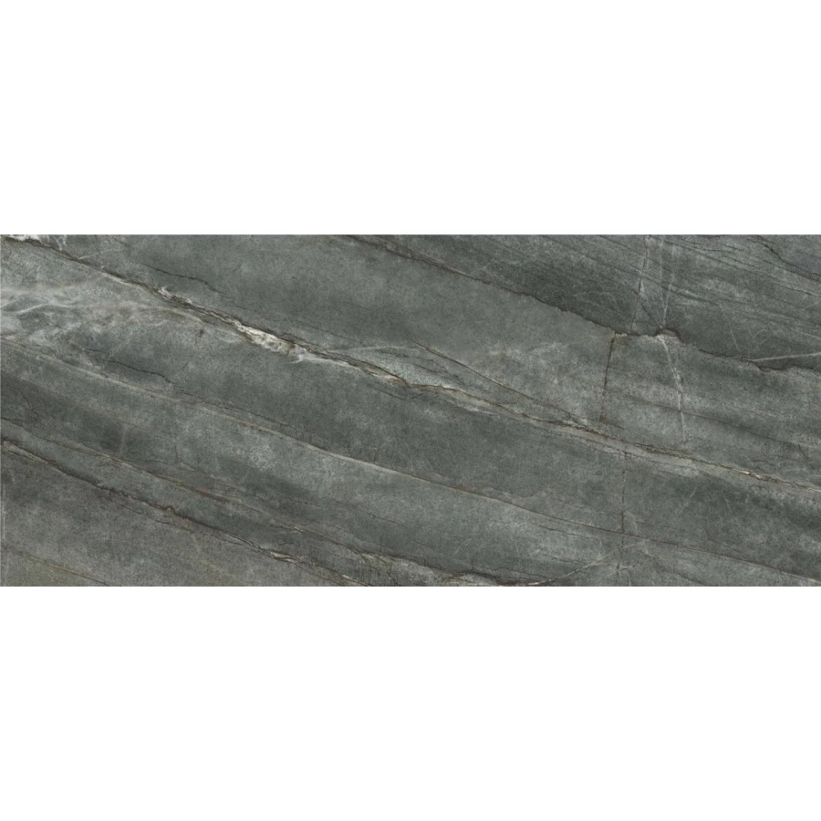 Керамогранит Keratile Tiffany Emerald MT Rect матовый черный 3ACOTIFFEDPA 280х120 см