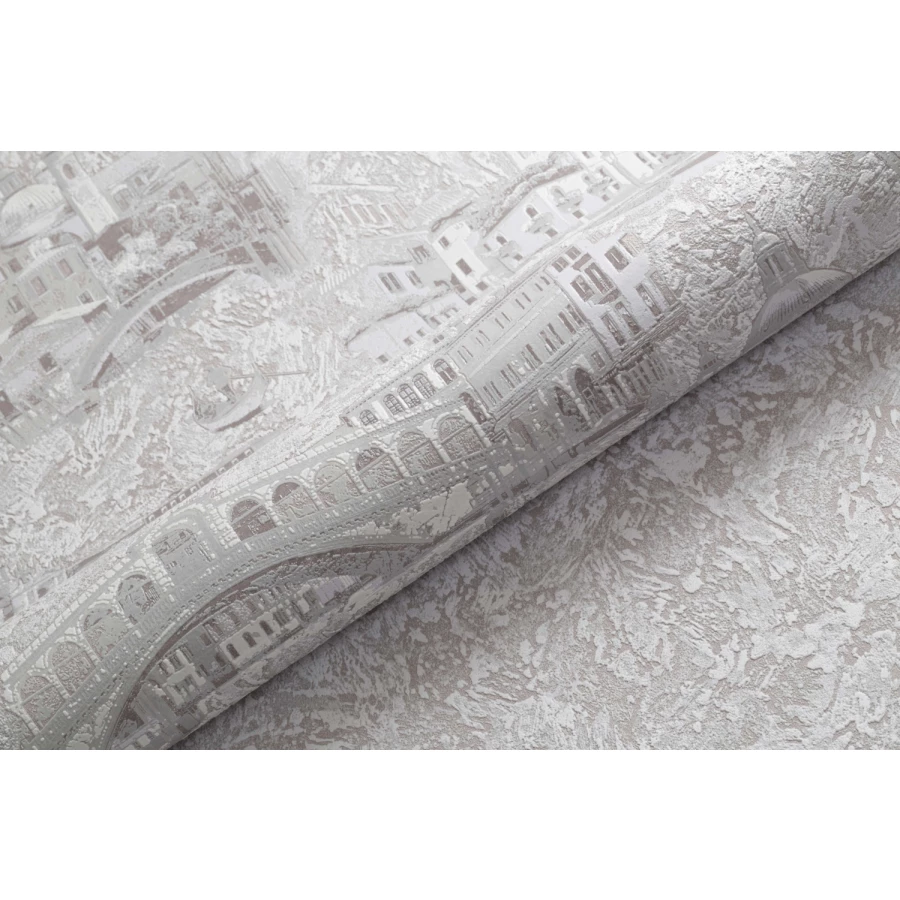 Обои флизелиновые Palitra Home HomeColor Serra серые HC31051-24 1,06х10,05 м