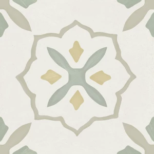 Керамогранит Harmony Peronda Llevant Taupe Cross LT матовый бело-зеленый 3386040463 22,3х22,3 см