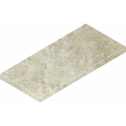 Ступень угловая левая из керамогранита Italon Магма Минерал Грип бежевая 620070002971 60х33 см