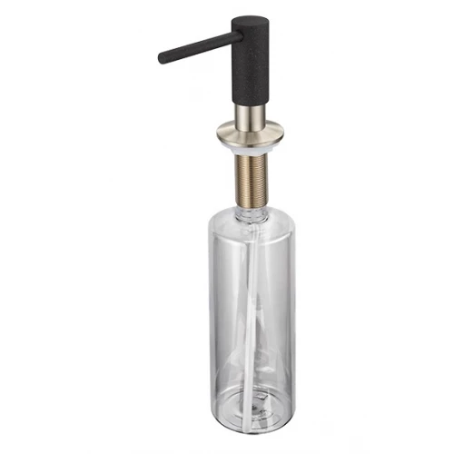 Дозатор для кухонной мойки Granula 018 Dшварц чёрный металлик