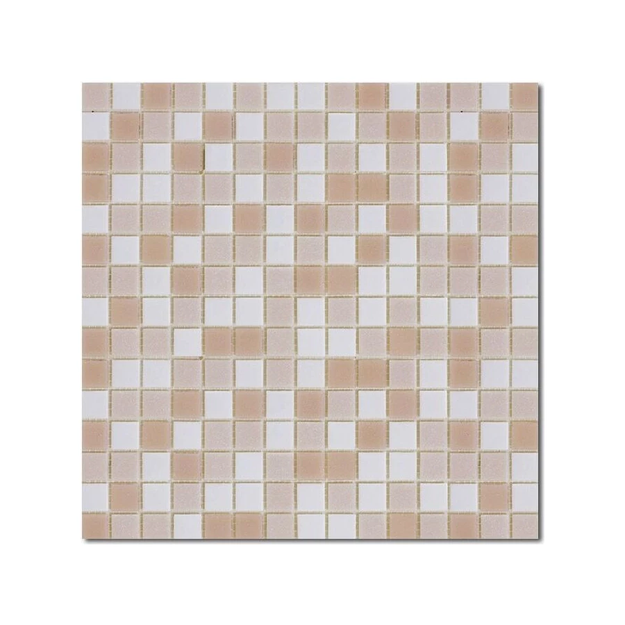 Стеклянная мозаика Rose Mosaic Aquatica Daiquri R+ сетка 2х2 глянцевая розовая rose-daiquiri 32,7х32,7 см