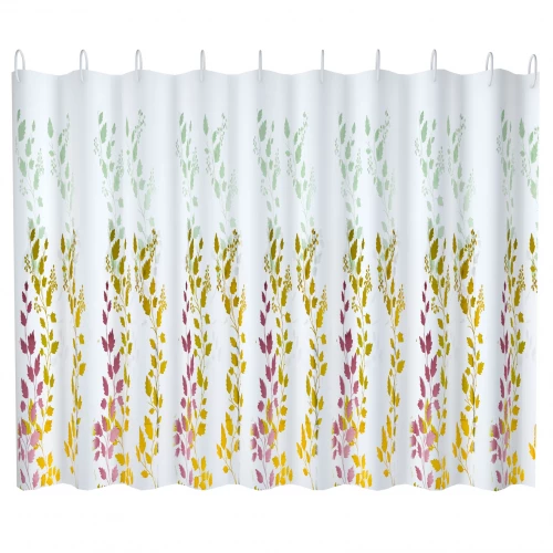 Шторка Fashun для ванны с набором пластиковых колец для подвеса A8821 180x180 см