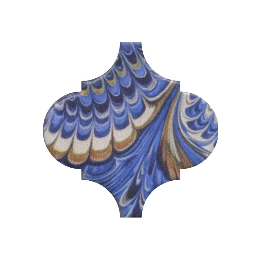 Плитка настенная Kerama Marazzi Арабески Венеция Декор матовый синий VT\A624\65000 6,5x6,5 см