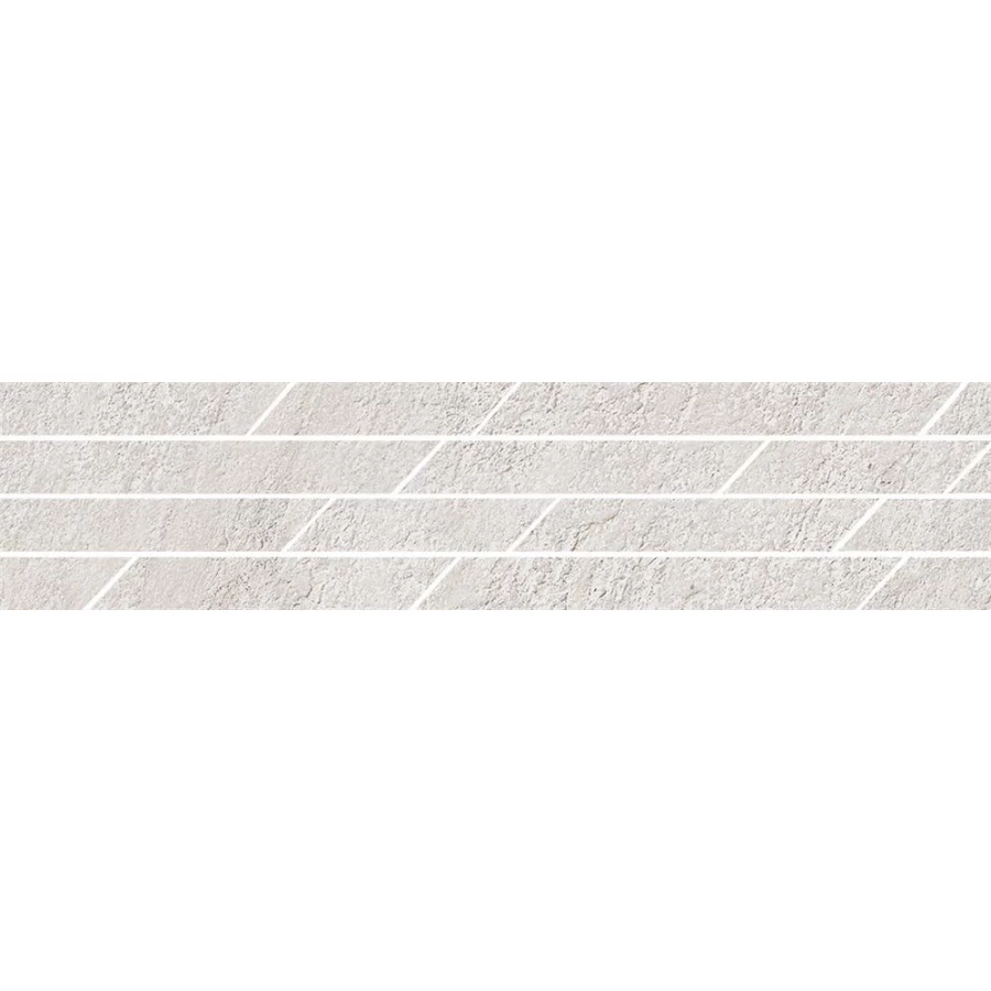 Керамогранит Kerama Marazzi Гренель Бордюр мозаичный матовый светло-серый SG144/003T 46,8x9,8 см