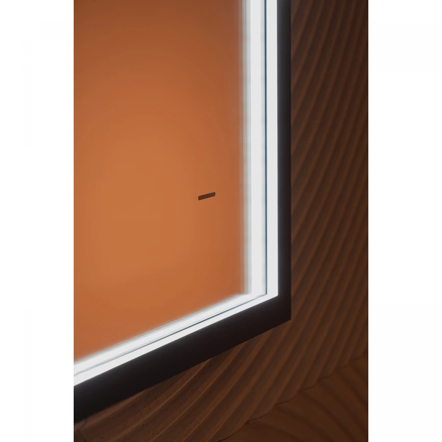 Зеркало Azario Эдисон Мeteo с подсветкой бесконтактный сенсор с функцией диммера погодный модуль LED-00002764 80х60 см