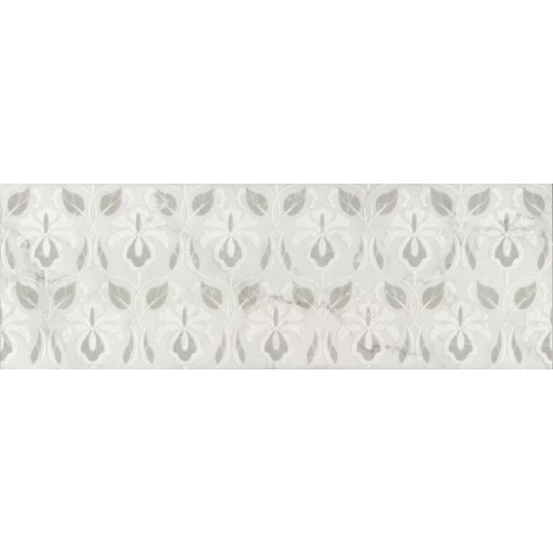 Плитка настенная Kerama Marazzi Тубкаль Декор обрезная глянцевая белая KMD3STA030BR 89,5х30 см