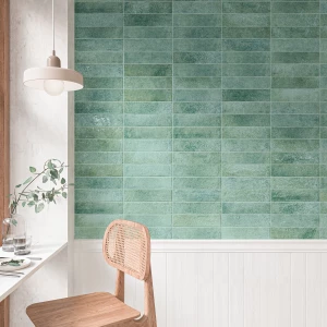 Керамогранит DNA Tiles Mediterraneo Isla глянцевый бирюзовый 0,529 м2 28x7 см