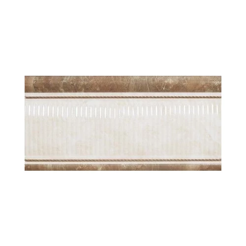 Бордюр Sanchis Lis. Nataly reposo бело-коричневый 12х25 см