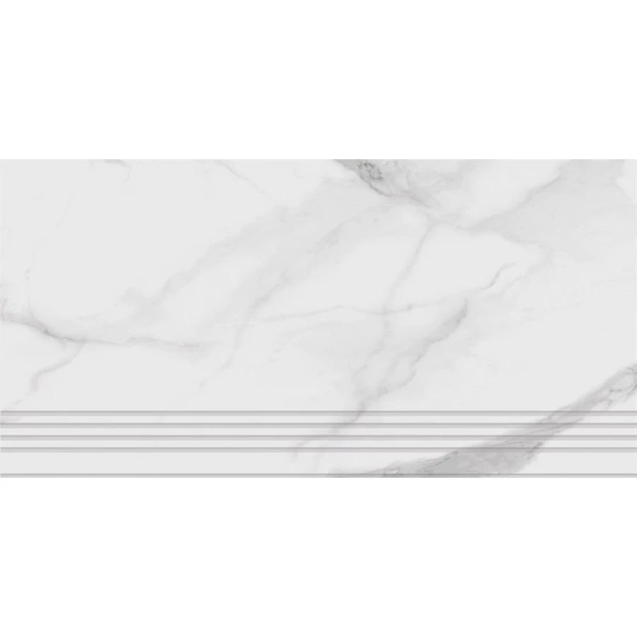 Ступень из керамогранита Kerama Marazzi Монте Тиберио матовая белая SG622620R/GR 60х30 см