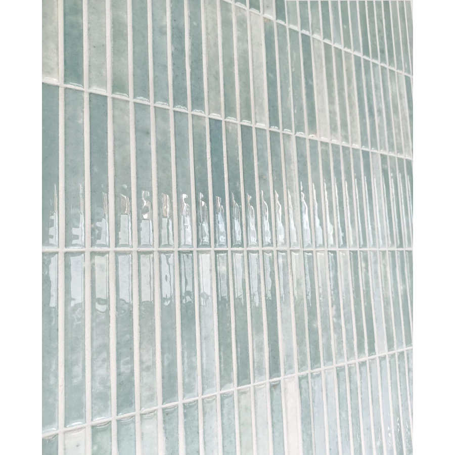 Керамогранит Dune Ceramica Kit-Kat Mosaic Water Glossy глянцевый голубой 188859 23,1х11,5 см