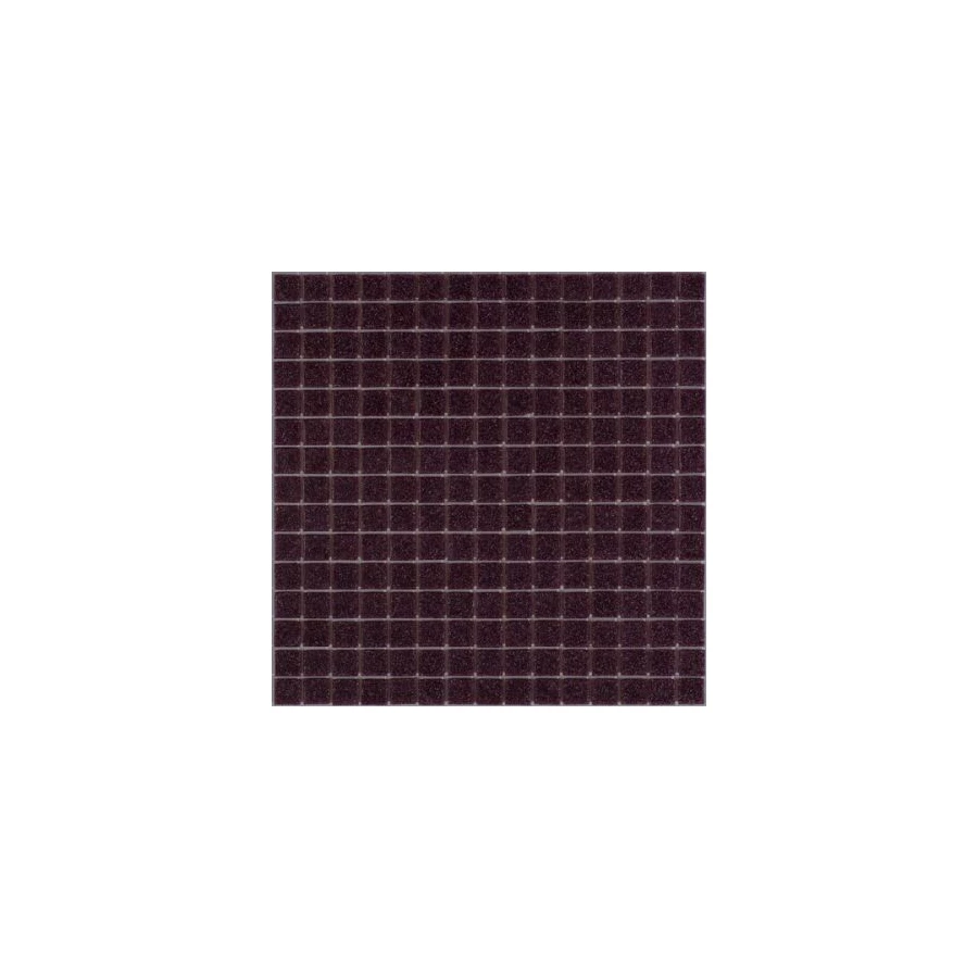 Стеклянная мозаика Rose Mosaic Gold Star сетка 1x1 глянцевая бордовая A45(2) 31,8х31,8 см