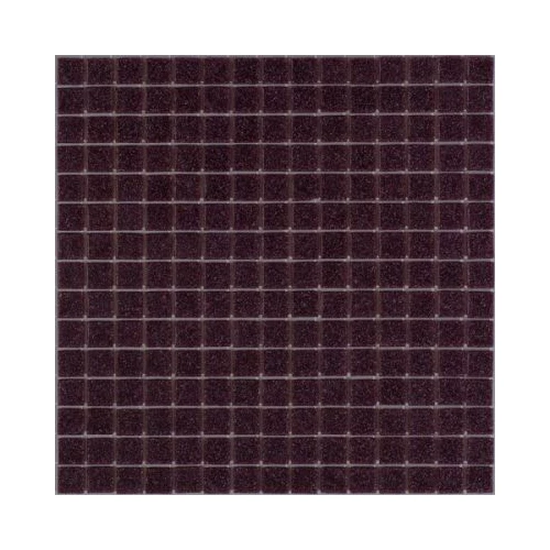 Стеклянная мозаика Rose Mosaic Gold Star сетка 1x1 глянцевая бордовая A45(2) 31,8х31,8 см