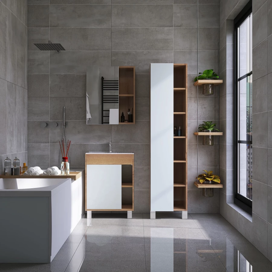 Тумба Viant Бостон Cомо 60 1 створки VBOS60CO-T1ST 43х56х82 см