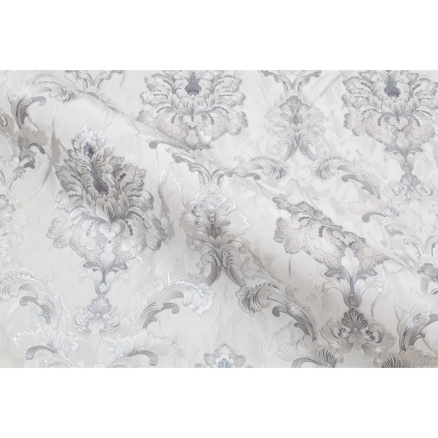 Обои флизелиновые Palitra Life Bergamo Палитра серые PL72287-14 1,06х10,05 м