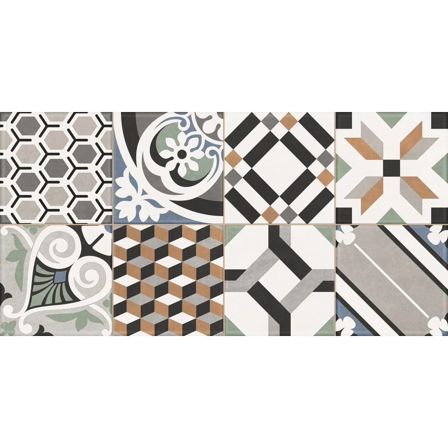 Плитка настенная New Trend Design Art Mix 1 матовая многоцветная WT36DST55 60х30 см