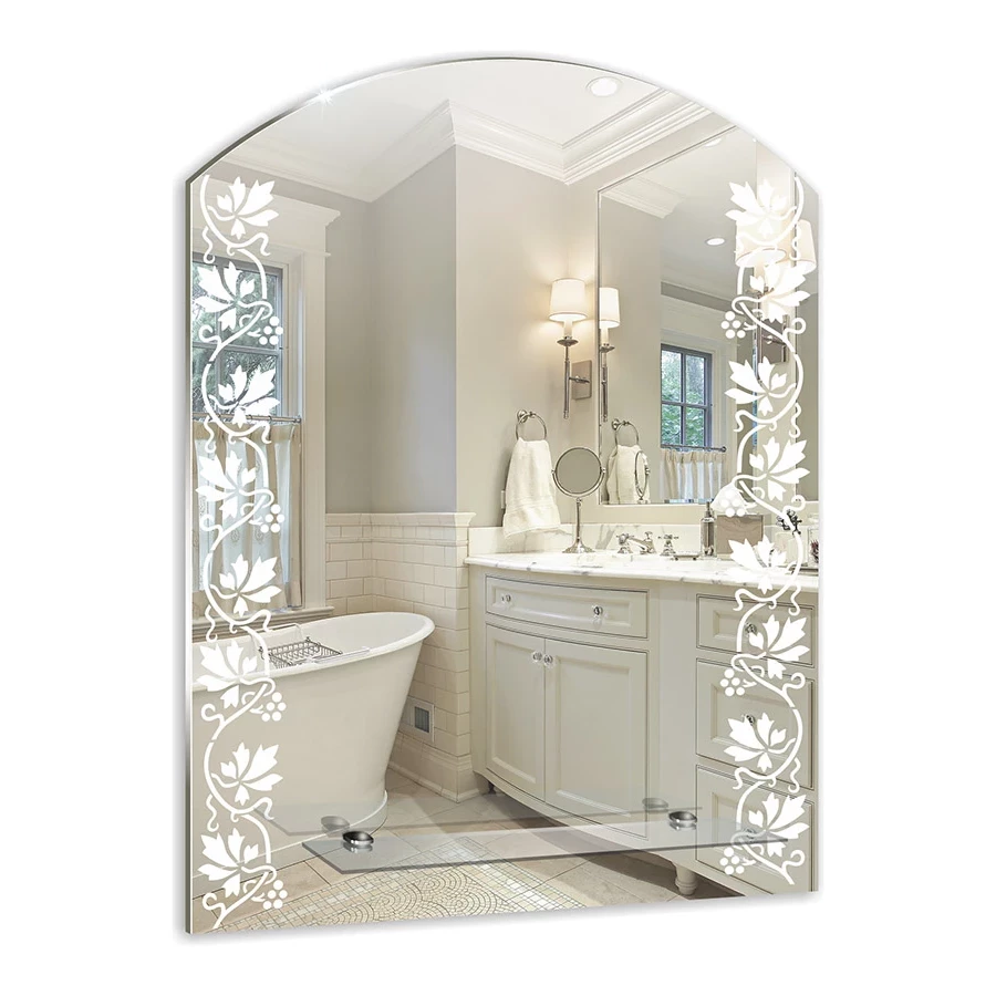 Зеркало Silver Mirrors с полкой Купидон 00000282 53.5x67 см