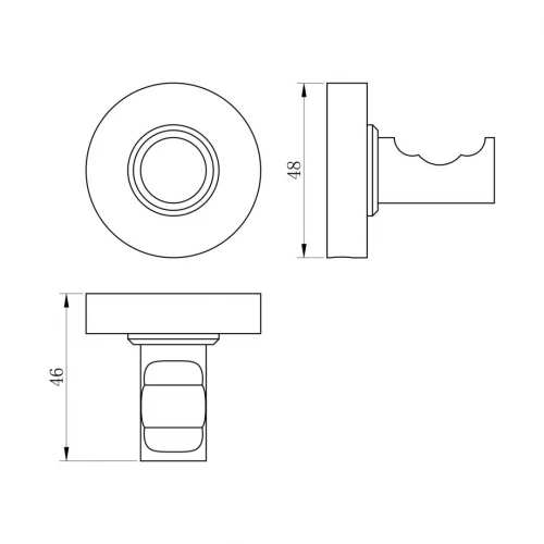 Крючок для полотенца/халата Wellsee 182516000