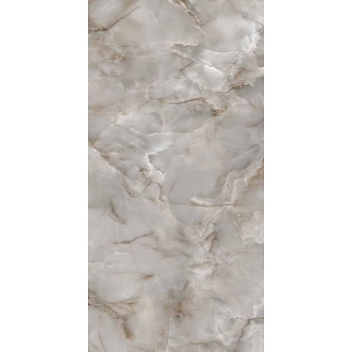 Керамогранит Fondovalle Onyx Silver Crystal Polished глянцевый серый INF3069 120х60 см