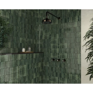Керамогранит Dune Ceramica Kit-Kat Mosaic Grass Glossy глянцевый зеленый 188861 23,1х11,5 см