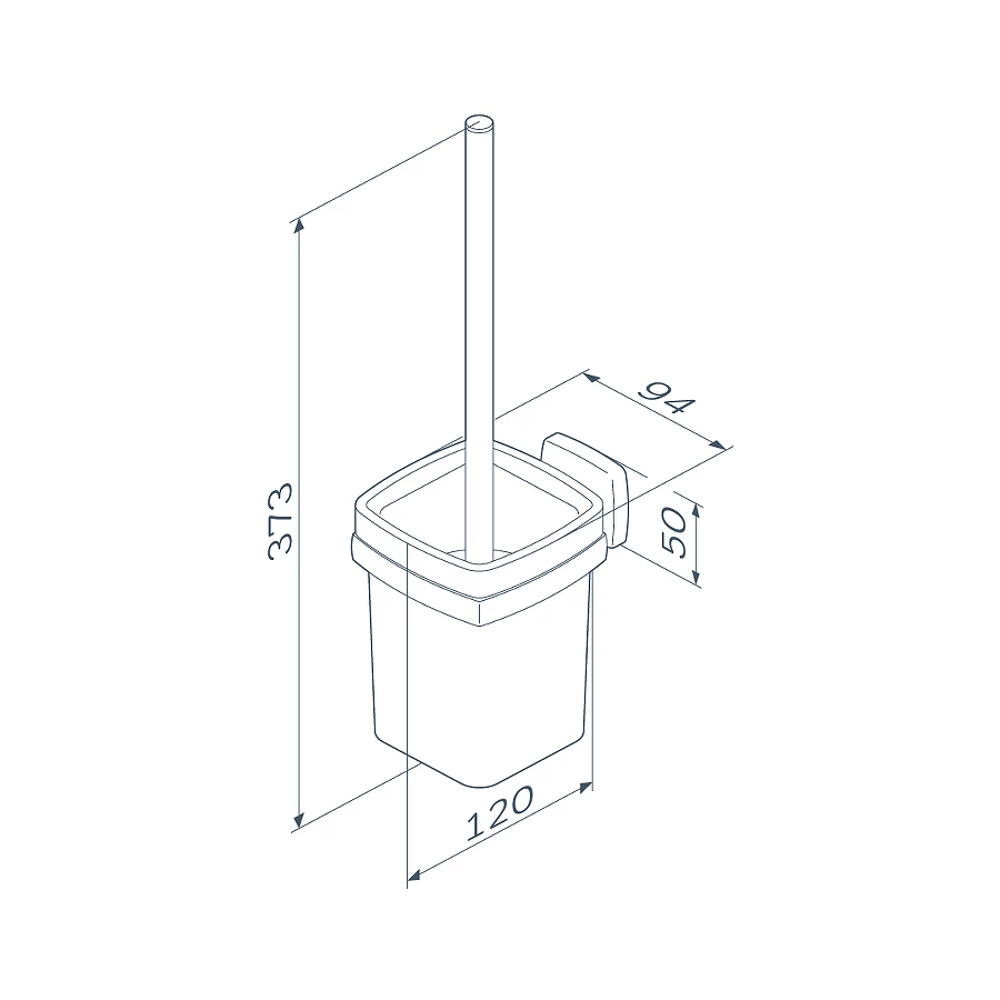 Стойка с туалетной щеткой Am Pm Gem A9033422