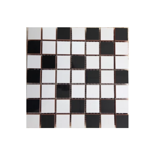 Мозаика Ceramika Konskie Michelle mix white/black 20x20 см