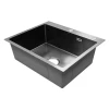 Кухонная мойка Azario Sabrina нержавеющая сталь цвет оружейная сталь AZB6050S 60х50х20 см