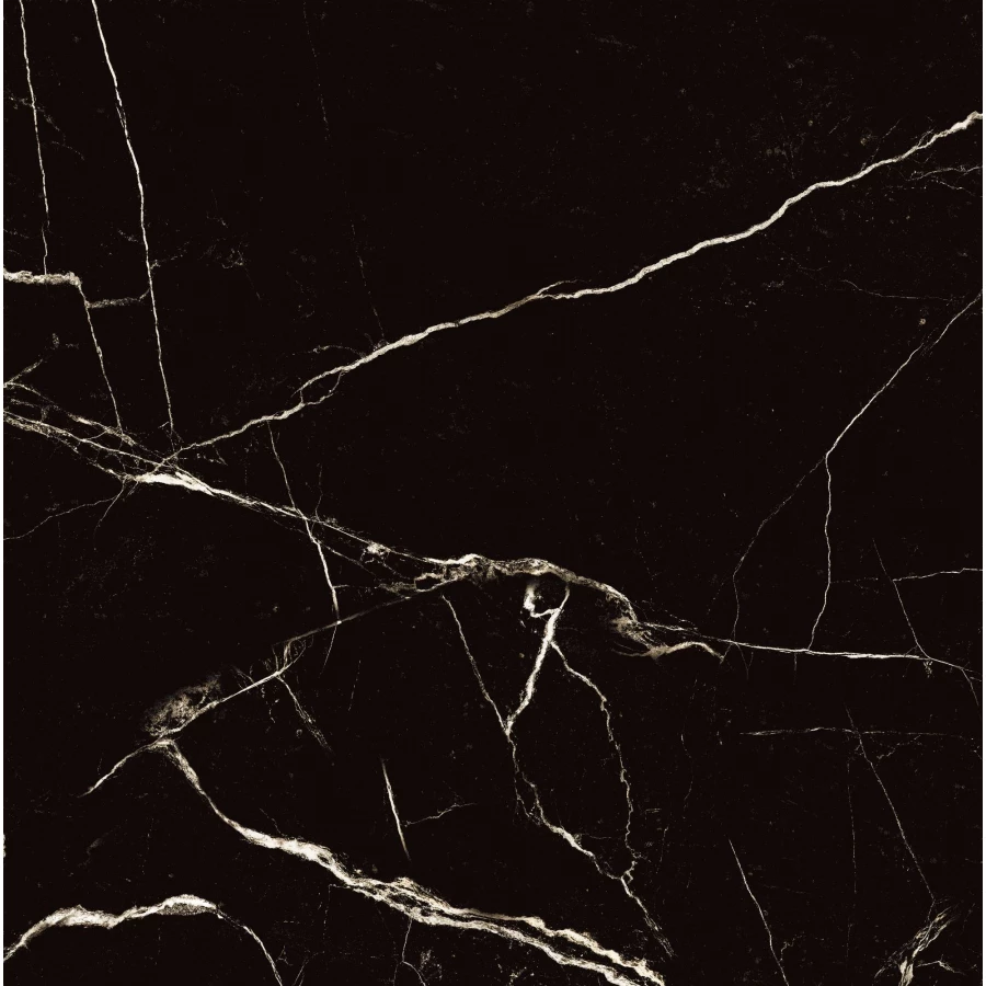 Керамогранит Arcadia Ceramica Black Spinder High Gloss чёрный HG2008-A 60х60 см