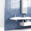 Плитка керамическая Equipe Алтея Тхистле Блуе / Altea Thistle Blue глянцевая синяя 27602 10х10 см