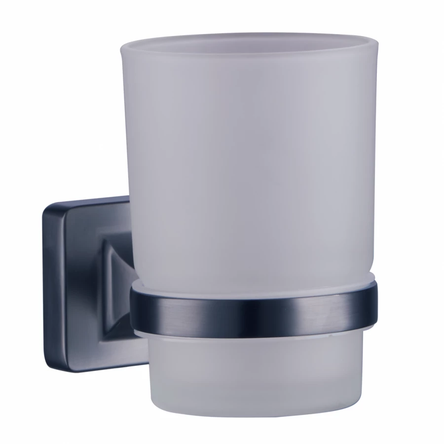 Стакан Fashun универсальный настенного монтажа графит A2606-17