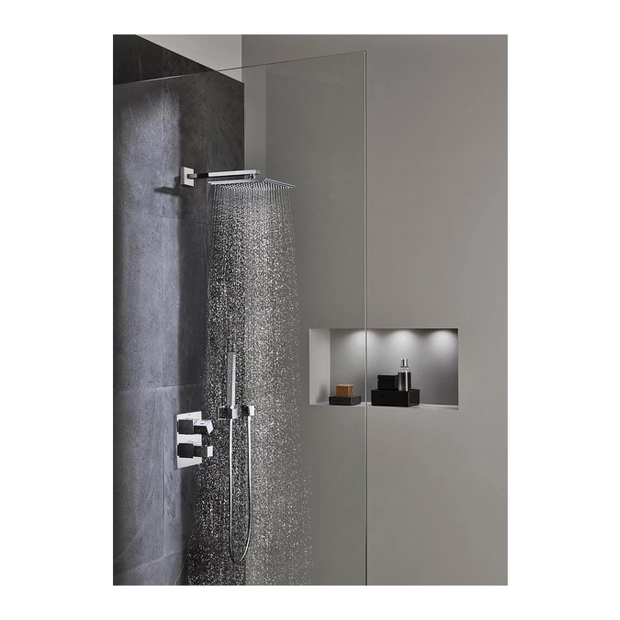 Верхний душ Grohe Euphoria Cube 1 режим диаметр хром 27705000 152 мм