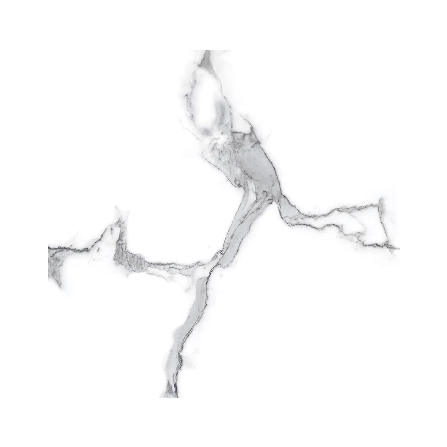 Керамогранит Laparet Statuario Crown белый 60x60 сатинированный