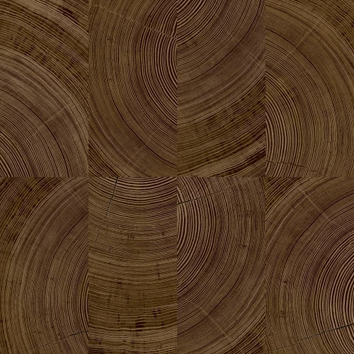 Обои флизелиновые Grandeco Karuna коричневые A 69103 0,53х10,05 м