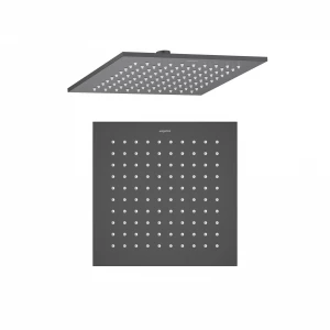 Верхний душ Aquatek квадратный матовый черный AQ2076MB 250*250*7 мм