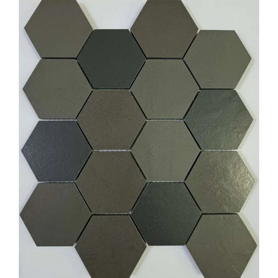 Мозаика Casalgrande Padana Resina Black Havana Tobacco чип 72х82 матовая коричневая 28,8х26 см