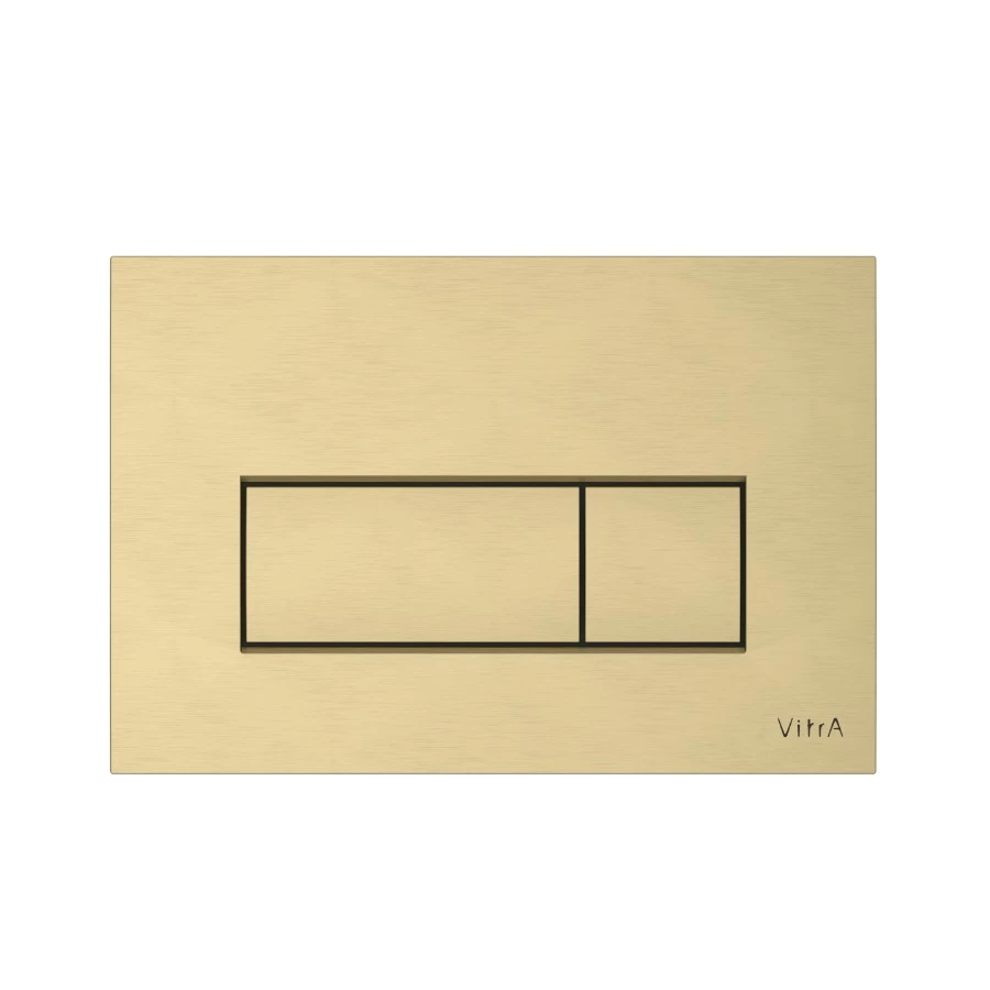 Панель смыва Vitra Root Square шлиф золото 740-2325