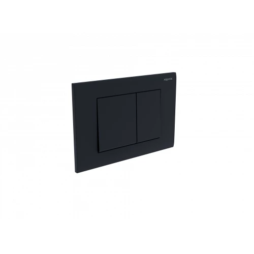 Панель смыва Aquatek 001D Черная матовая клавиши квадрат KDI-0000012