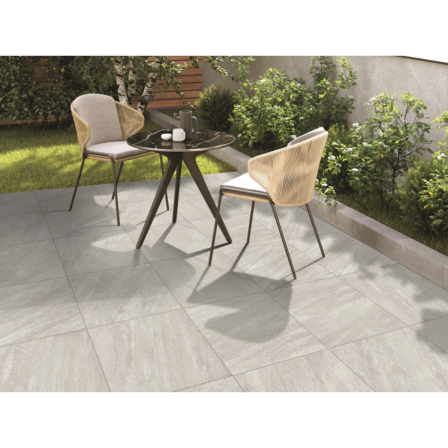 Керамогранит Granoland Volt Ice матовый светло-серый 60х60 см