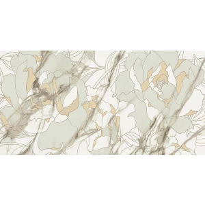 Плитка настенная Primavera Тривия Декор 1 бежевый глянец TP3668H1 60х30 см