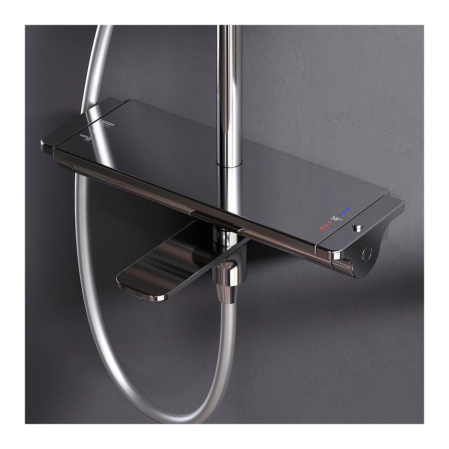 Душевая система Am Pm Spirit V2.0 ShowerSpot с термостатом F0770A500