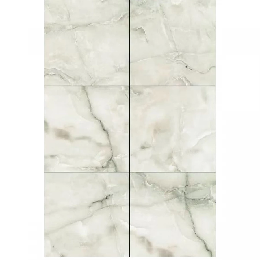 Керамогранит Planet Ceramics UKFQ-23 глянцевый серо-бежевый 60х60 см