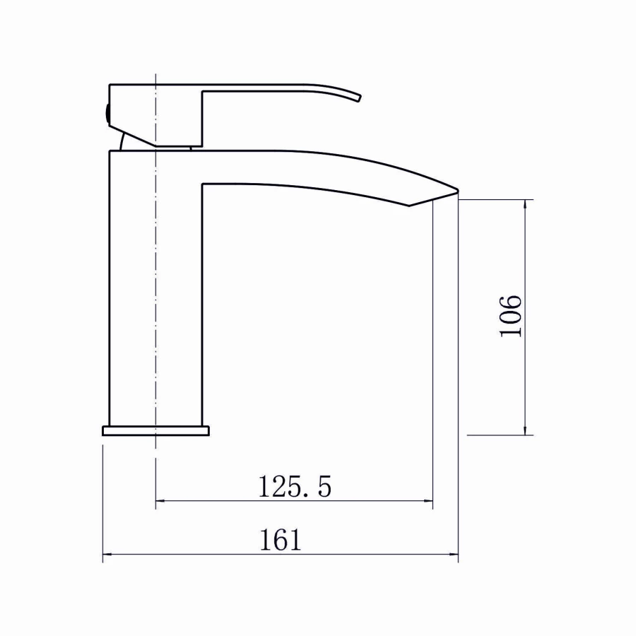 Смеситель для умывальника Fashun A51118-8