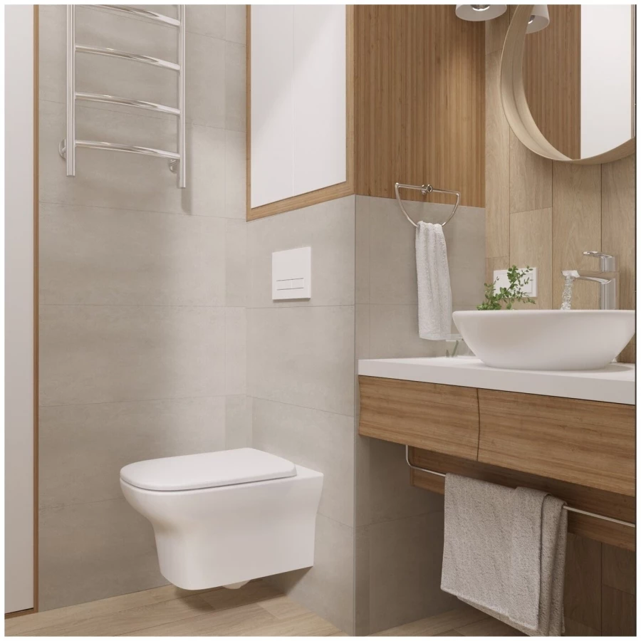 Унитаз Lavinia Boho Relfix Bristol Rimless 77040118 (комплект 6 в 1)