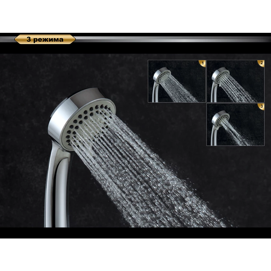 Смеситель для душа D&K Rhein Hertz DA1293101 хром