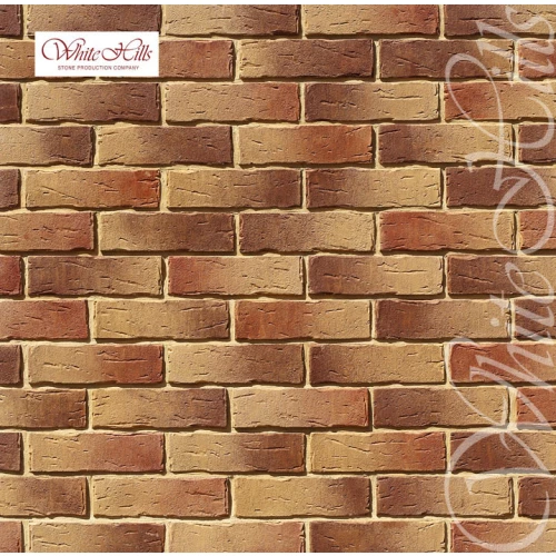 Плитка под кирпич White Hills Сити Брик 375-60 24х7х1,0-1,3 см